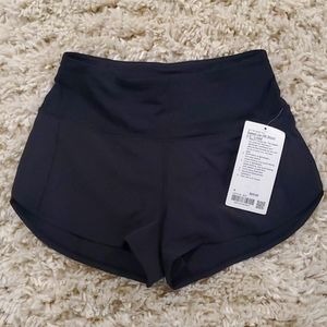 Lululemon Speed Up HR Short 2.5" Size 4 Lined New with tags NWT